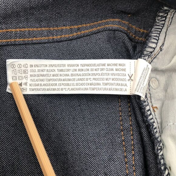 Forever 21 Womens Straight Skinny Ankle Jeans Size 27 Dark Wash Classic Chic - Picture 9 of 10